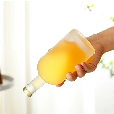 Frostad spritglasflaska
